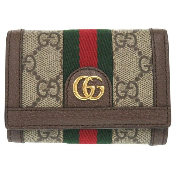 GUCCI Brown Leather Wallet - Picture 1 of 9